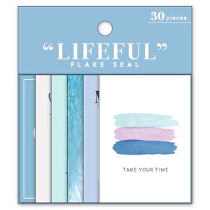 Stickers Lifefull Flake Sticker Blue Life