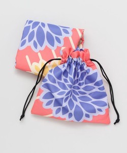 Pouch Bag Attached Pleasure "Furoshiki" Japanese Traditional Wrapping Cloth