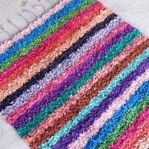 Weaving Colorful Floor Mat