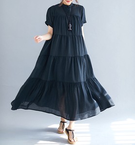 Casual Dress Summer One-piece Dress Ladies' Short-Sleeve NEW