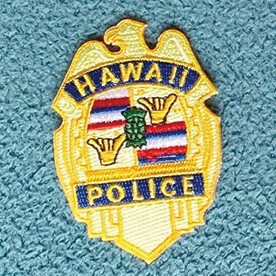 ハワイ直輸入!! ハワイアンパッチ　HPD 　ホノルル警察