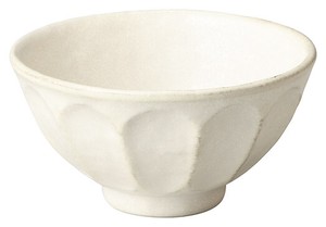 Mino ware Rinka Donburi Bowl White Made in Japan