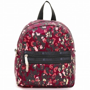 LeSportsac レスポートサック リュック<br> SMALL DOUBLE ZIP BACKPACK LAFAYETTE LEOPARD