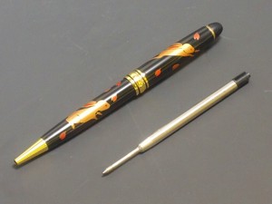 Ballpoint Pen Lead Refill Echizen Lacquerware Gift pen Black Single Color Made in Japan