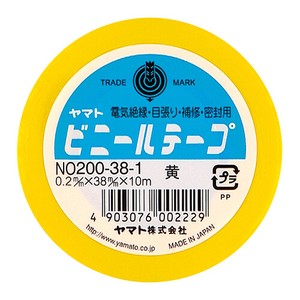 ビニールテープNO.200-38-1黄 NO200-38-1