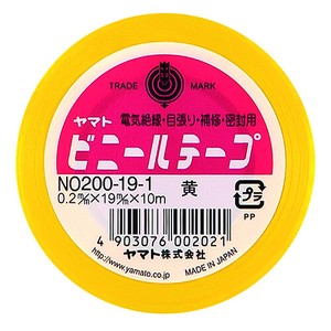 ビニールテープNO.200-19-1黄 NO200-19-1