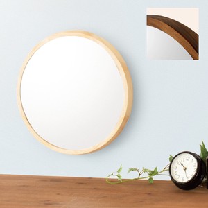 Stick Natural Wood Wood Wall Mirror LL Made in Japan