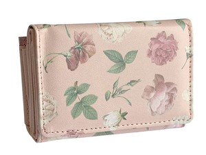 【ローズ/Rose(薔薇)】ミニ財布(三つ折り) ローズ ピンク