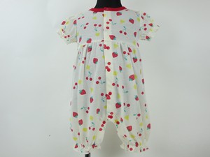 婴儿连身衣/连衣裙 蜂窝状 新款 网眼 草莓