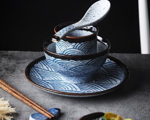 食器セットホテル陶磁器茶碗骨皿スプーン茶コップ0518#ZMT35