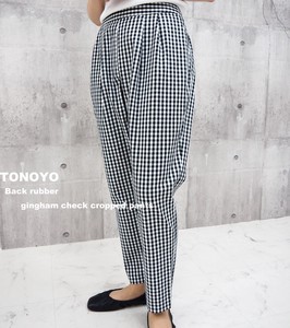 Cropped Pant Checkered