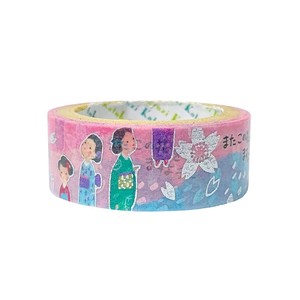 Washi Tape Tanizaki Glitter Washi Tape Foil Stamping Made in Japan