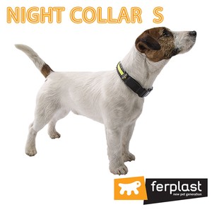 ナイトカラー S NIGHT SMALL 犬 くびわ 首輪 光る　夜 散歩 点灯 蛍光
