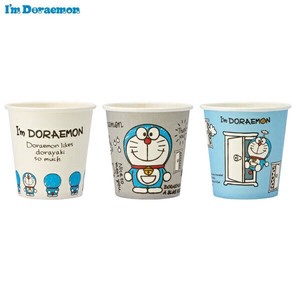 ペーパーカップ 100ml 3柄×6個 I’m Doraemon