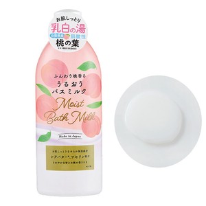 桃の香りのうるおうバスミルク【乳白色の湯】弱酸性、日本製