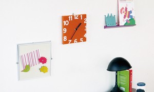 Felt Wall Clock Kids Made in Japan