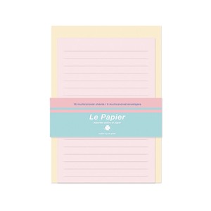 Writing Papers & Envelope Assorted Colors Powder Made in Japan