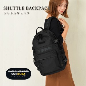 Backpack Ladies Men's Large capacity Going To School Black Nylon Water-Repellent