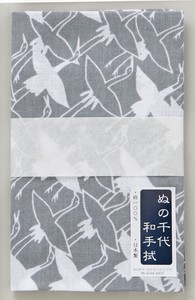 日本手拭い（ぬの千代）　/　飛び鶴