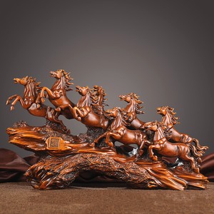 馬の疾走像の装飾工芸品0506STL449