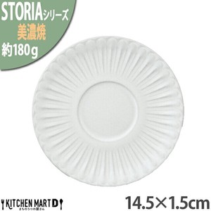 Small Plate Rustic White Saucer M