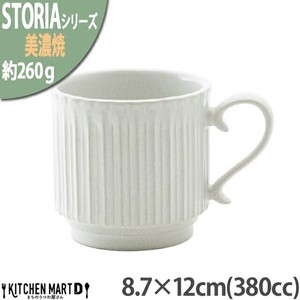 Mug Rustic White 380cc 12 x 8.7 x 8.7cm