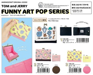 POPシリーズ　コンパクト財布　トムとジェリー　TOMandJERRY