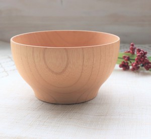 ナチュラルな色合い/色んな用途に使えるカタチ！【多様的】wooden natural bowl/モダン椀　ナチュラル系