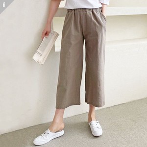 Ladies SALE【パンツ】リネン　ワイド　ルーズフィット　ロング　パンツ　Linen pants