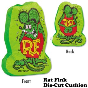 Rat Fink Die Cut Cushion