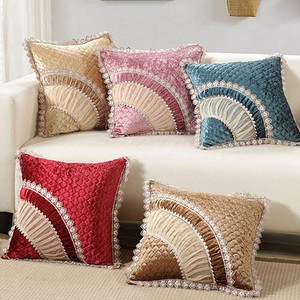 Cushion Cover Cushion Cover Fluffy Natural Modern Embroidery Antique 4