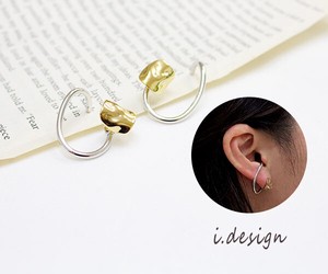 Pierced Earringss Design sliver Layering
