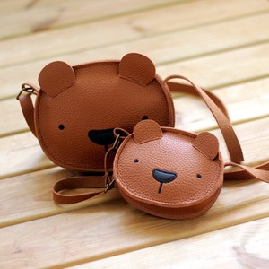 bear Messenger Bag Mini Wallet Leather Shoulder Bag 2
