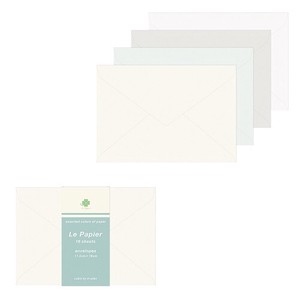 【エムプラン】封筒セット カラーアソート 洋形2号定型サイズ