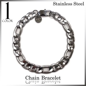 20 Chain Bracelet Stainless Semi-formal Casual Silver One Size