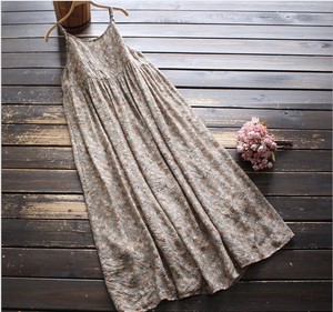 Casual Dress Long Skirt Pudding