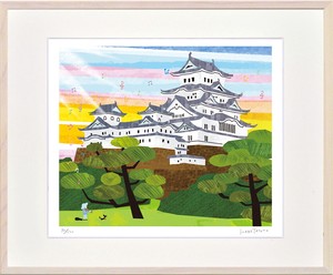 アートパネル はり たつお 姫路城(日本)(C1154)