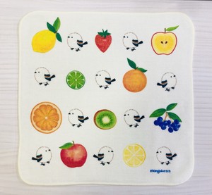 Gauze Handkerchief Shimaenaga Fruits