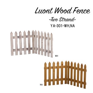 Lovely Garden Production Wood Fence Double