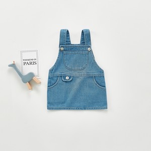 Baby Dress/Romper Denim Skirt Front Pocket