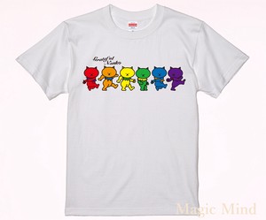 新作☆【カラフル猫】ユニセックスTシャツ