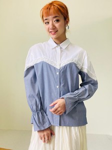 Button Shirt/Blouse Switching Bustier