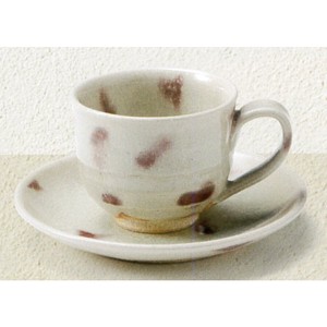 SHIGARAKI Ware HECHIMON Raspberry Coffee Cup Plate