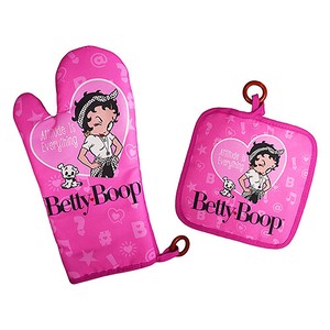 【Betty Boop】オーブン ミトン ＆ ポット ホルダー Attitude BB-MSP-OP-BB6207