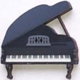 フランス製　木製ボタン　アトリエ ボヌール ドゥ ジュール 【PIANO】
