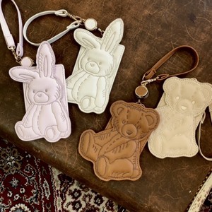 Teddy Bear Teddy Rabbit Series Die Cut Commuter Pass Holder