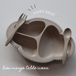 食器＆カトラリー3点セット -bien mange table wear-　ベビー baby 竹素材