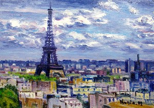 Art Frame Canvas Eiffel Tower