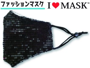 ファッションマスク (I LOVE MASK MS-001BLK)