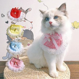 よだれタオル  かわいい   猫用   ペット用品  	PAL89#49#YJFA070